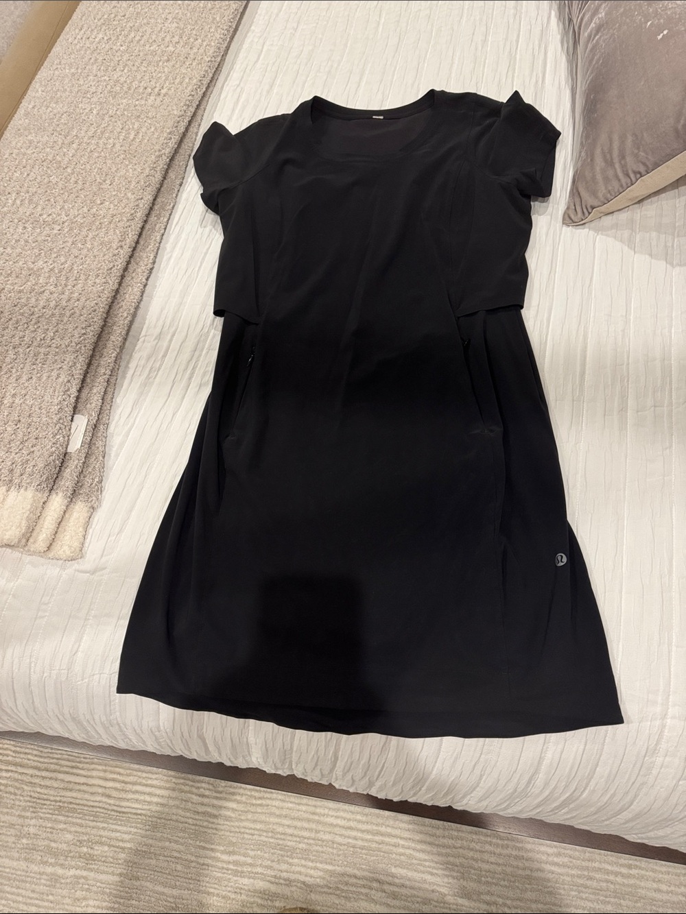 lululemon athletica Black Mini Dress